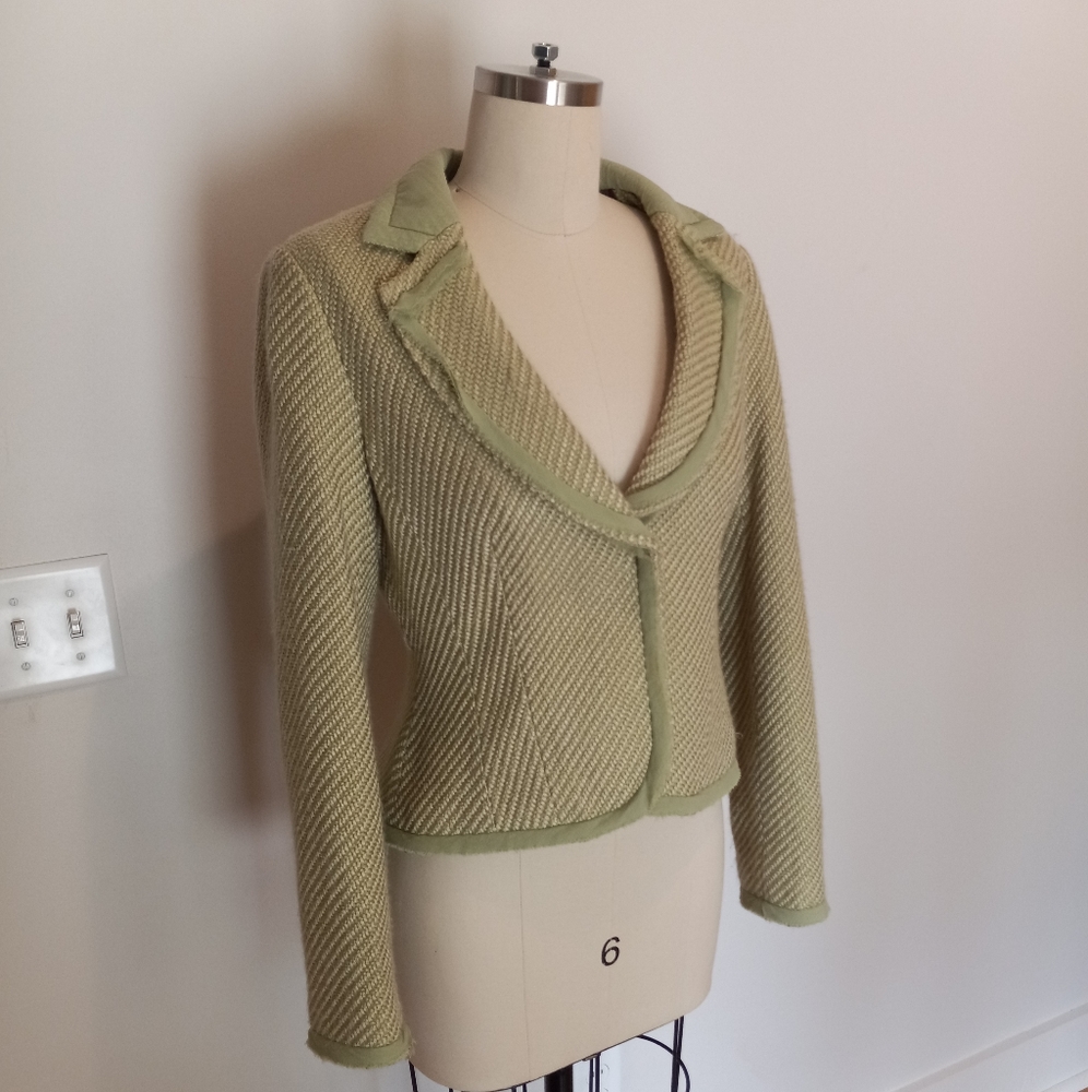 LIMITED EDITION Green Tweed Blazer Jacket